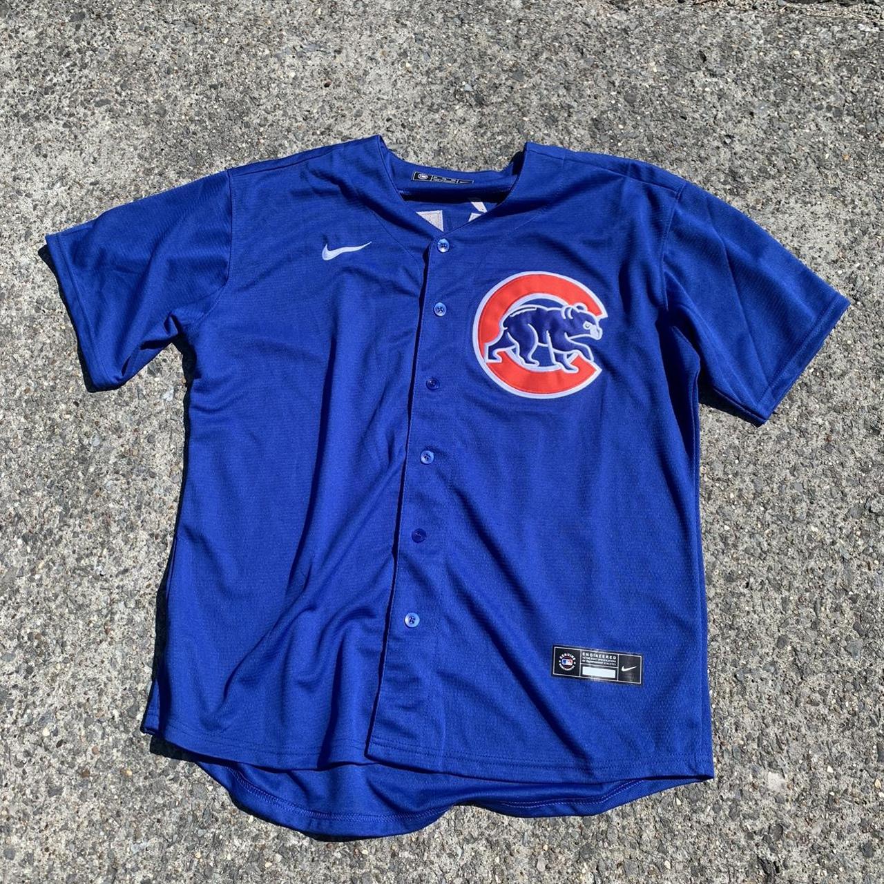 Chicago cubs jersey tee Baez number 9 In good - Depop