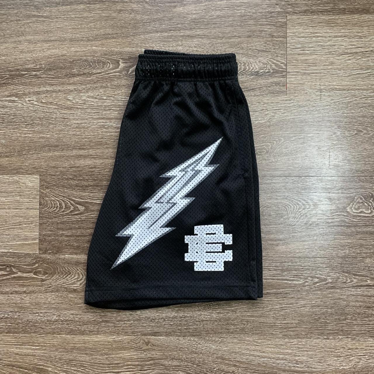 Eric Emanuel Lightning Shorts - Grey ☔️Condition: - Depop