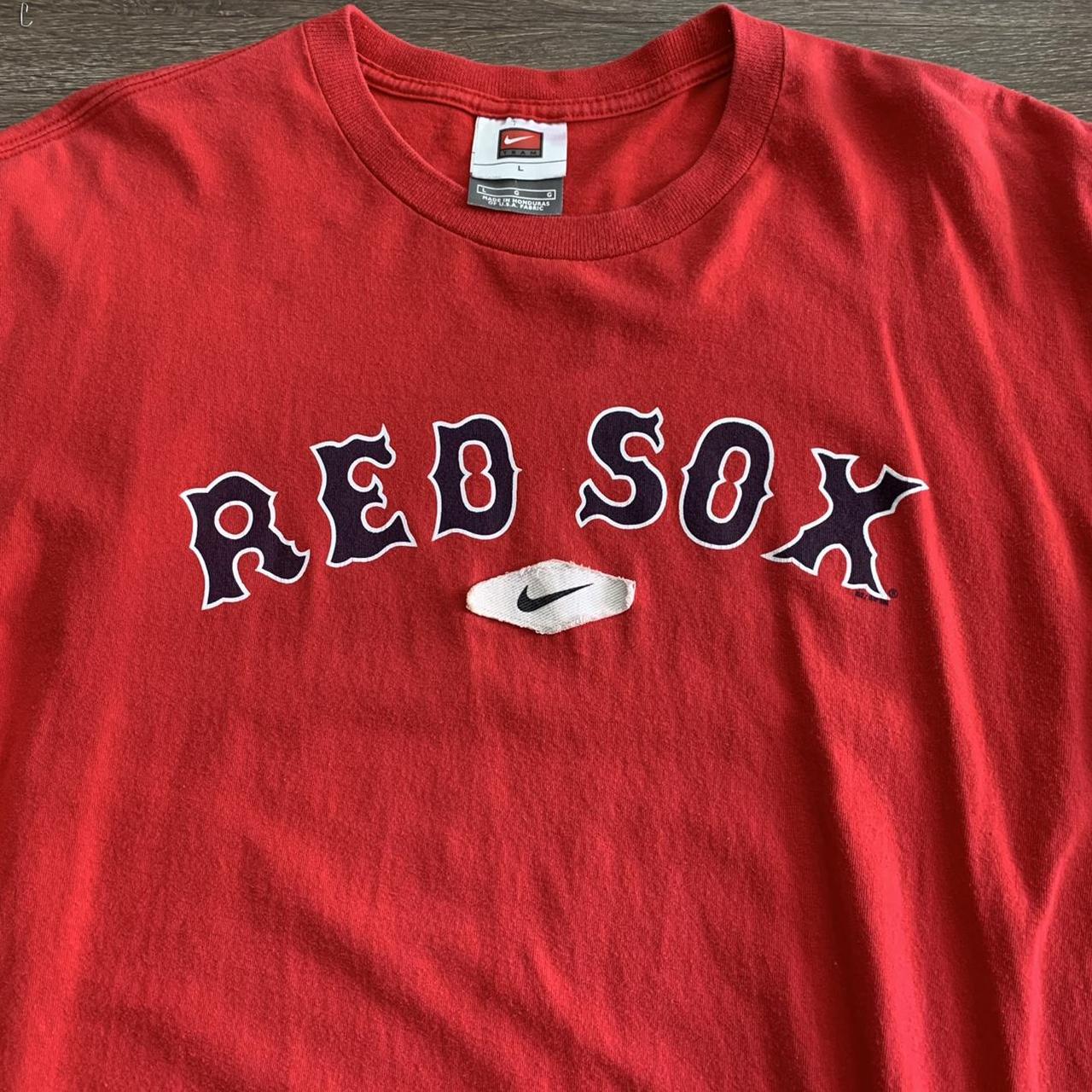 Vintage Nike Boston Red Sox T Shirt Baseball American League