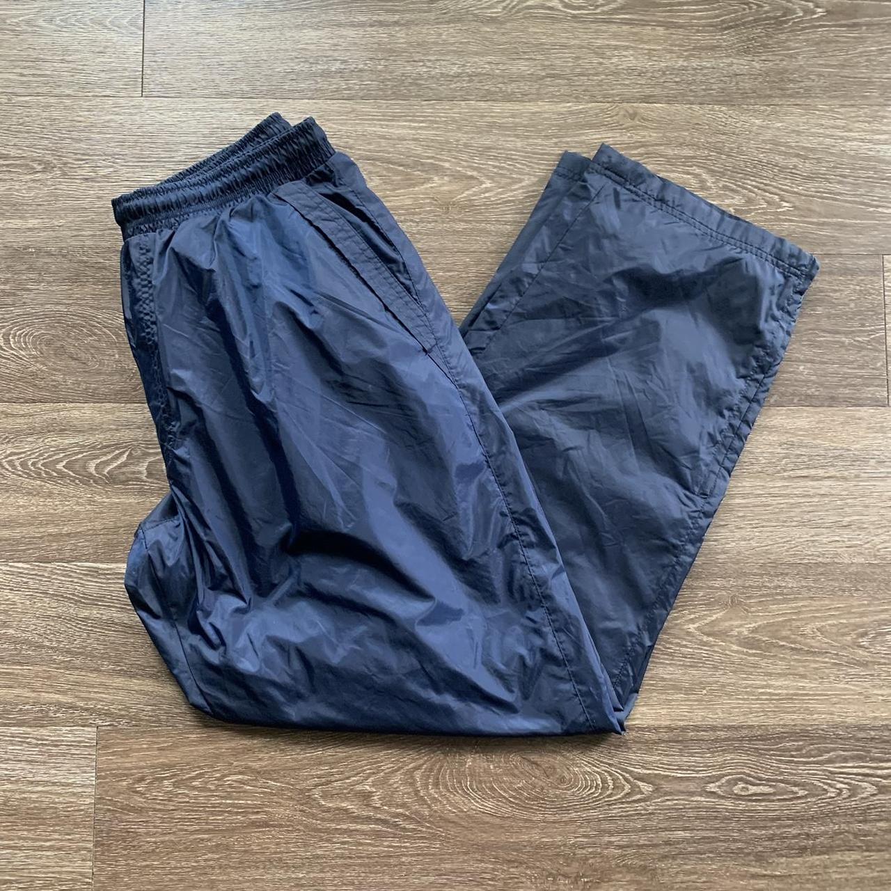 Y2K Super Baggy Ankle Check Nike Track Pants Great... - Depop