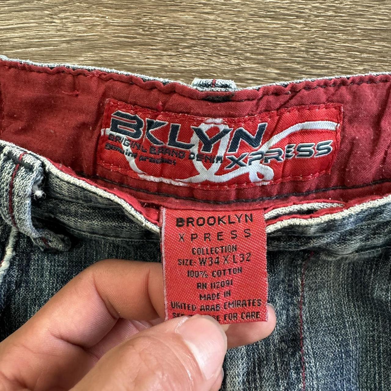 Vintage Y2k Grunge Baggy Bklyn Xpress Pants Great Depop