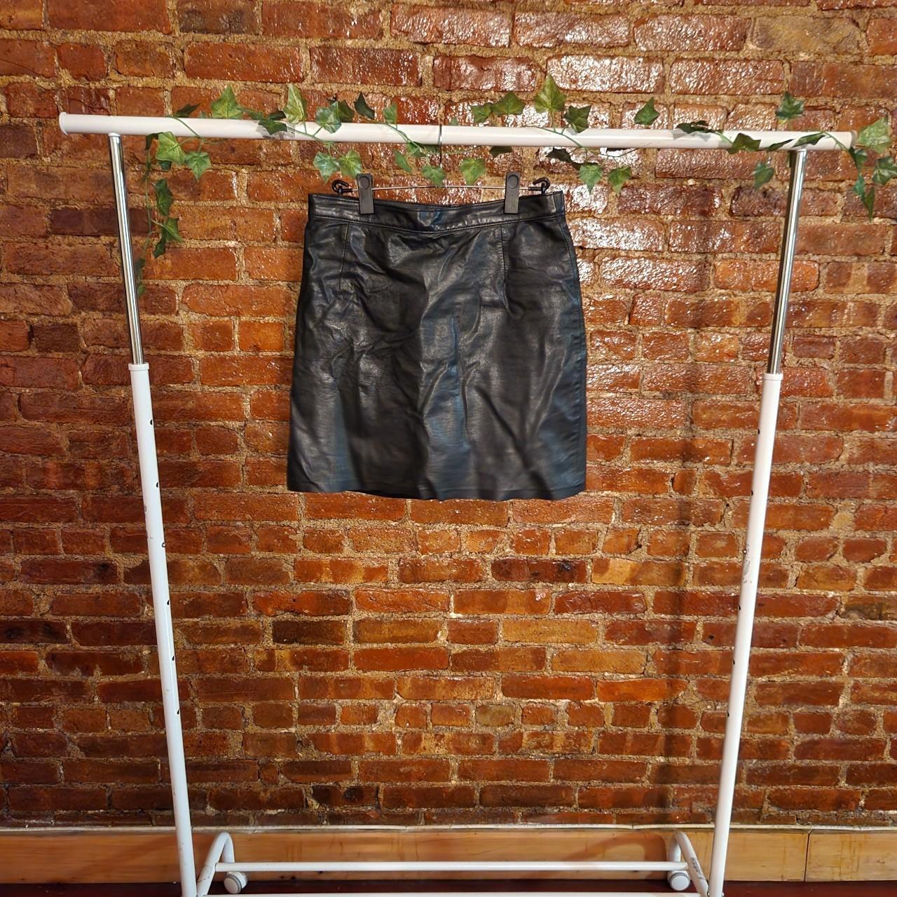 Black leather cheap skirt gumtree