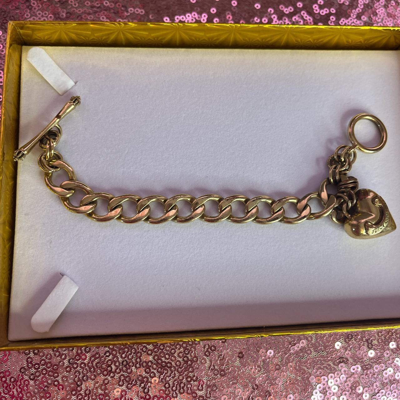 Juicy couture gold bracelet Vintage ✨ Has - Depop
