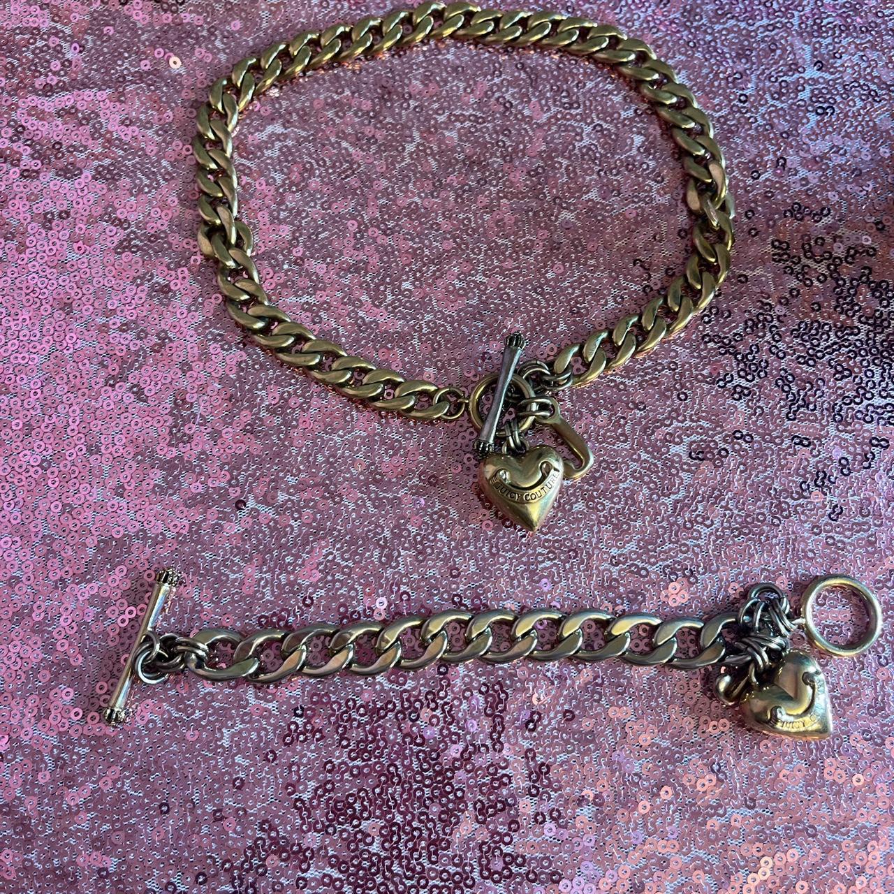 Juicy Couture Jewelry Gold charm bracelet with - Depop