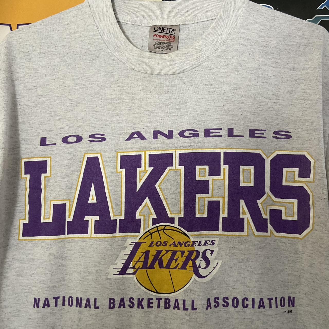 LA Lakers tee tags still on shirt, originally from - Depop