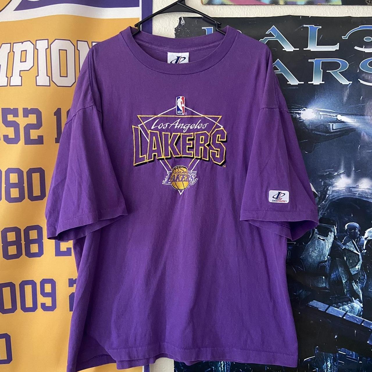 Los Angeles LA Lakers Basketball Warm Up Champion - Depop