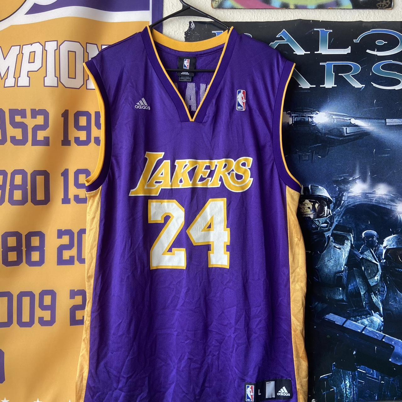 La lakers adidas swingman basketball jersey. Kobe - Depop