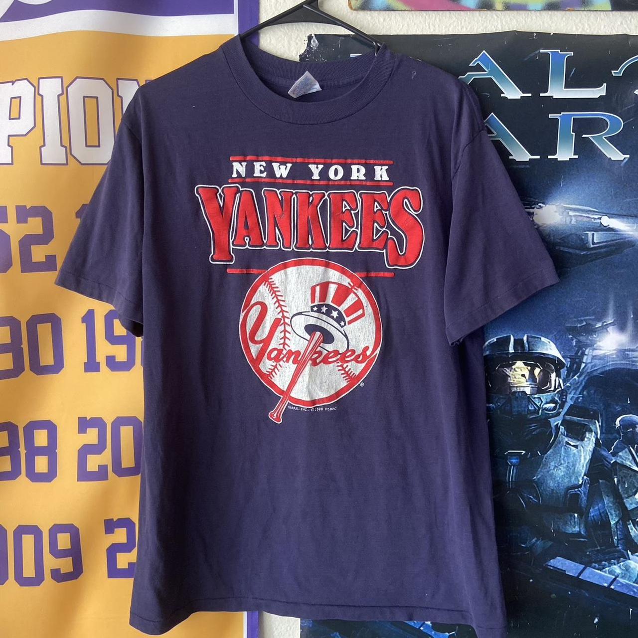 Vintage New York Yankees Shirt L Size: - Depop