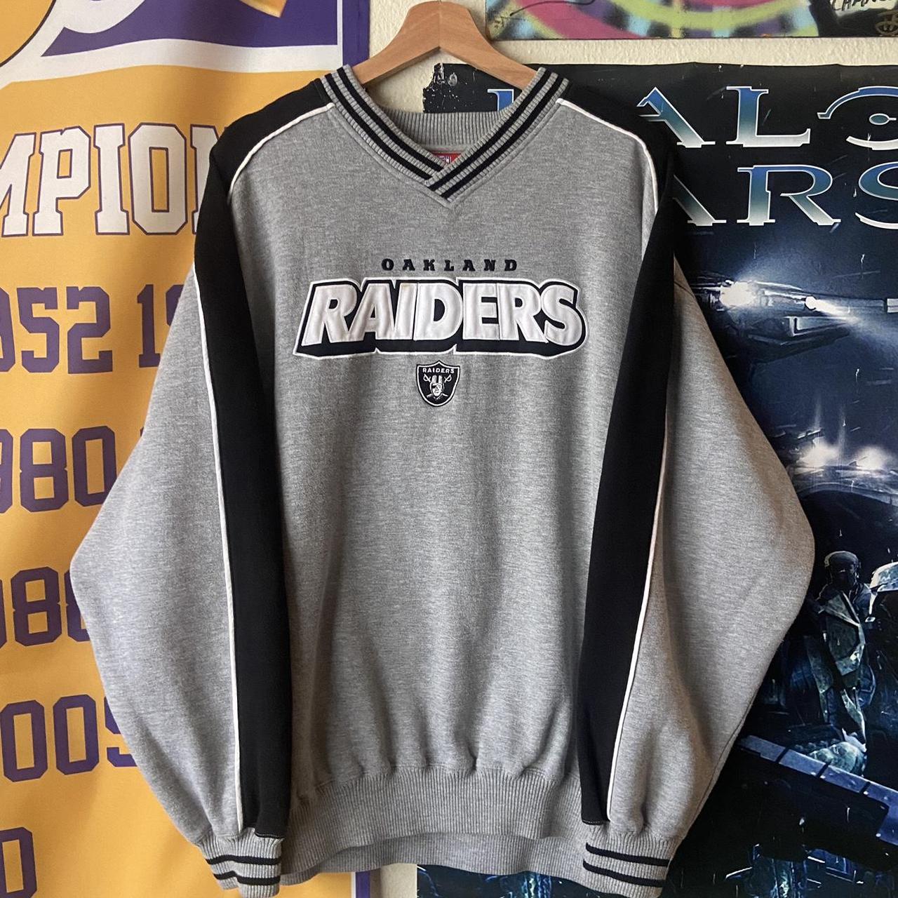 Oakland Raiders Longsleeve, Dated to 2000 on - Depop