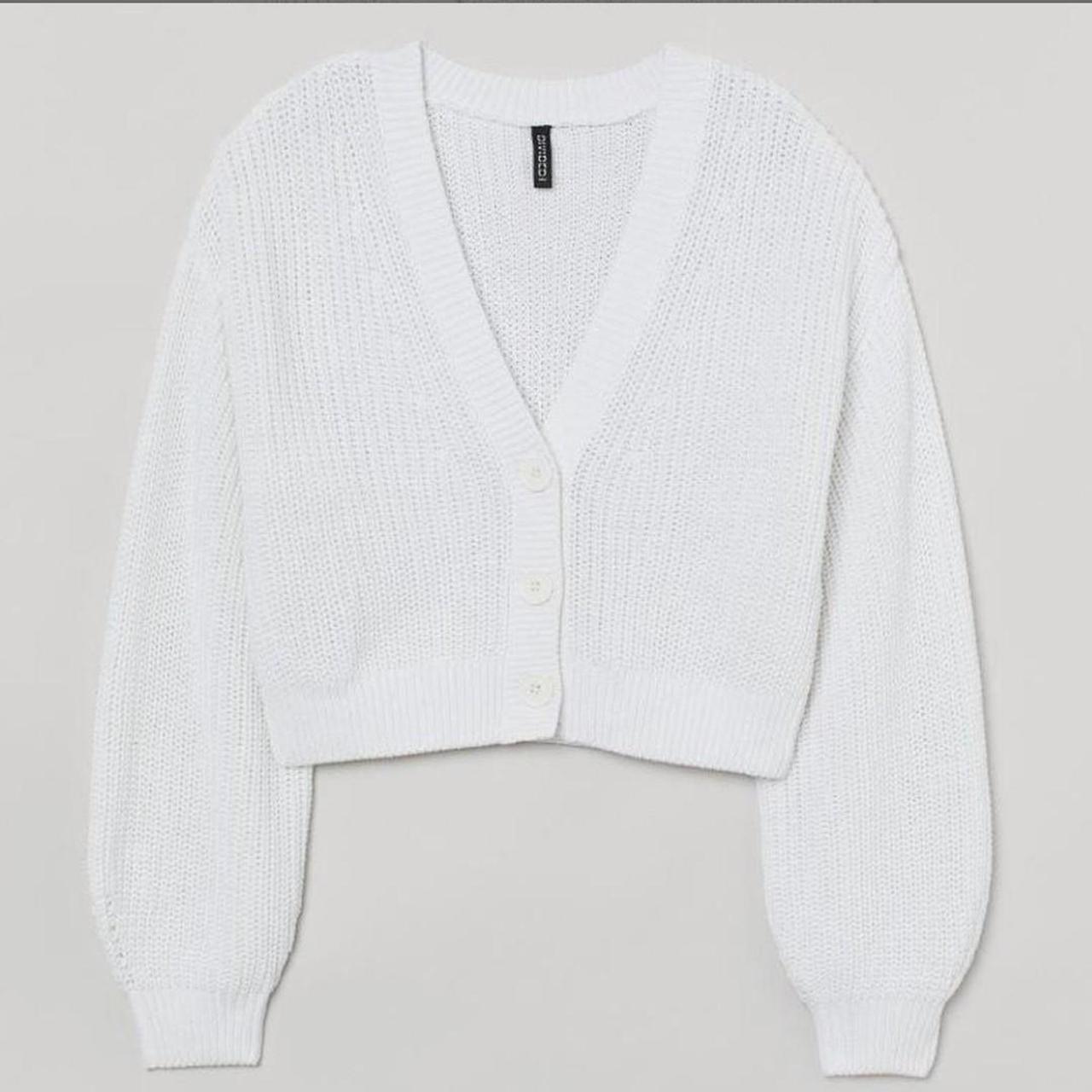 cute white knit oversized cardigan 🤍🫶 perfect... Depop