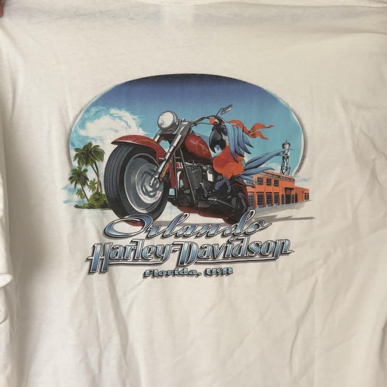 Harley Davidson shirt Orlando Size estimated xxl... - Depop