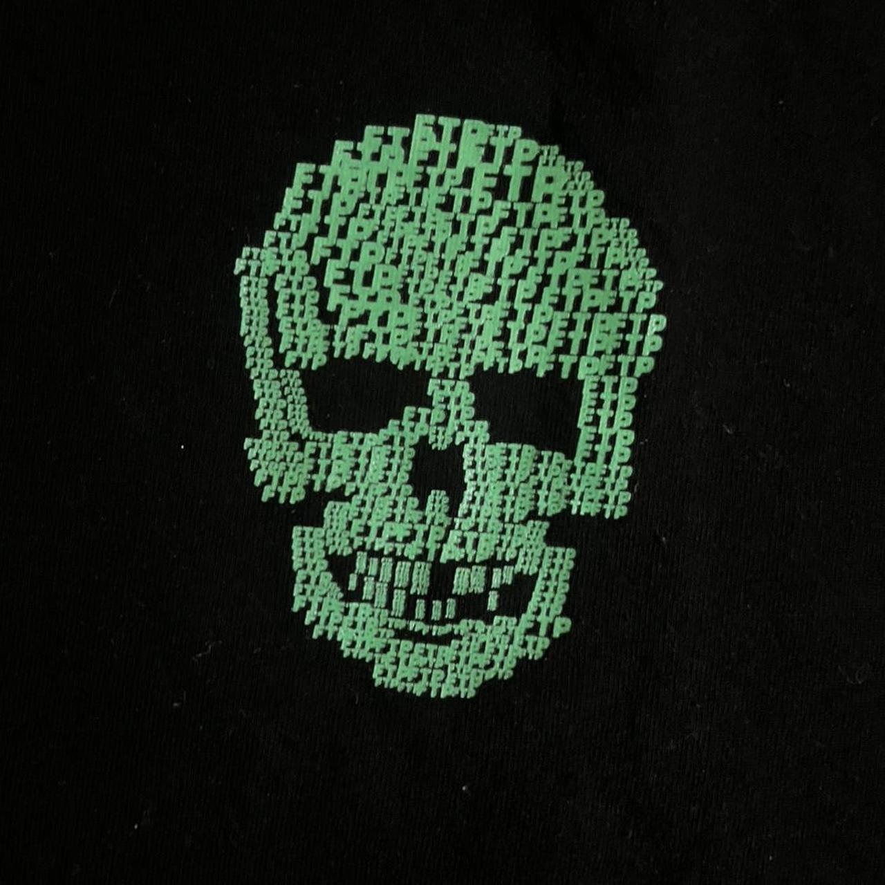 FTP glow in the dark skull tee, worn often but kept... - Depop