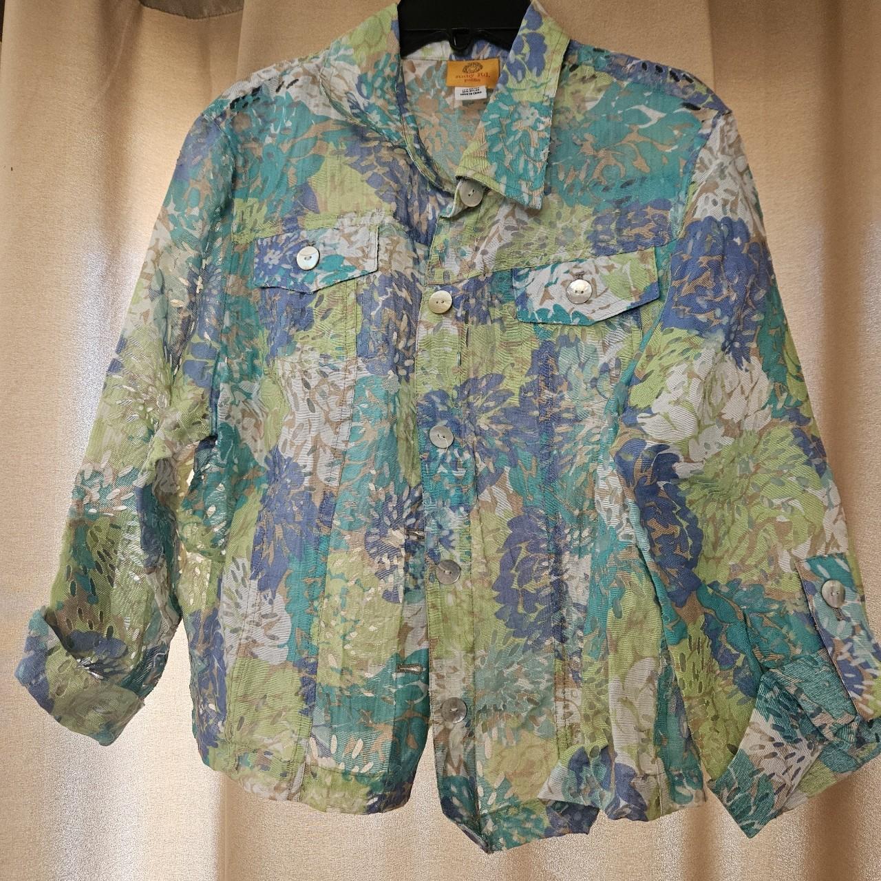 Ruby Rd. Women's Jacket - Multi/Green - 12 – Ruby… - image 1