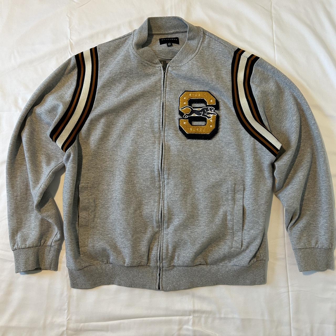 Sean John Men's Varsity Jacket - Grey - XXL – Sean John