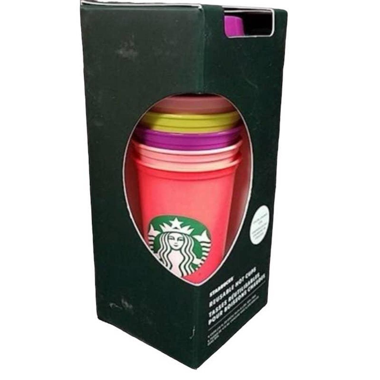 Starbucks Reusable Plastic Hot Cups Holiday 2020 - Depop