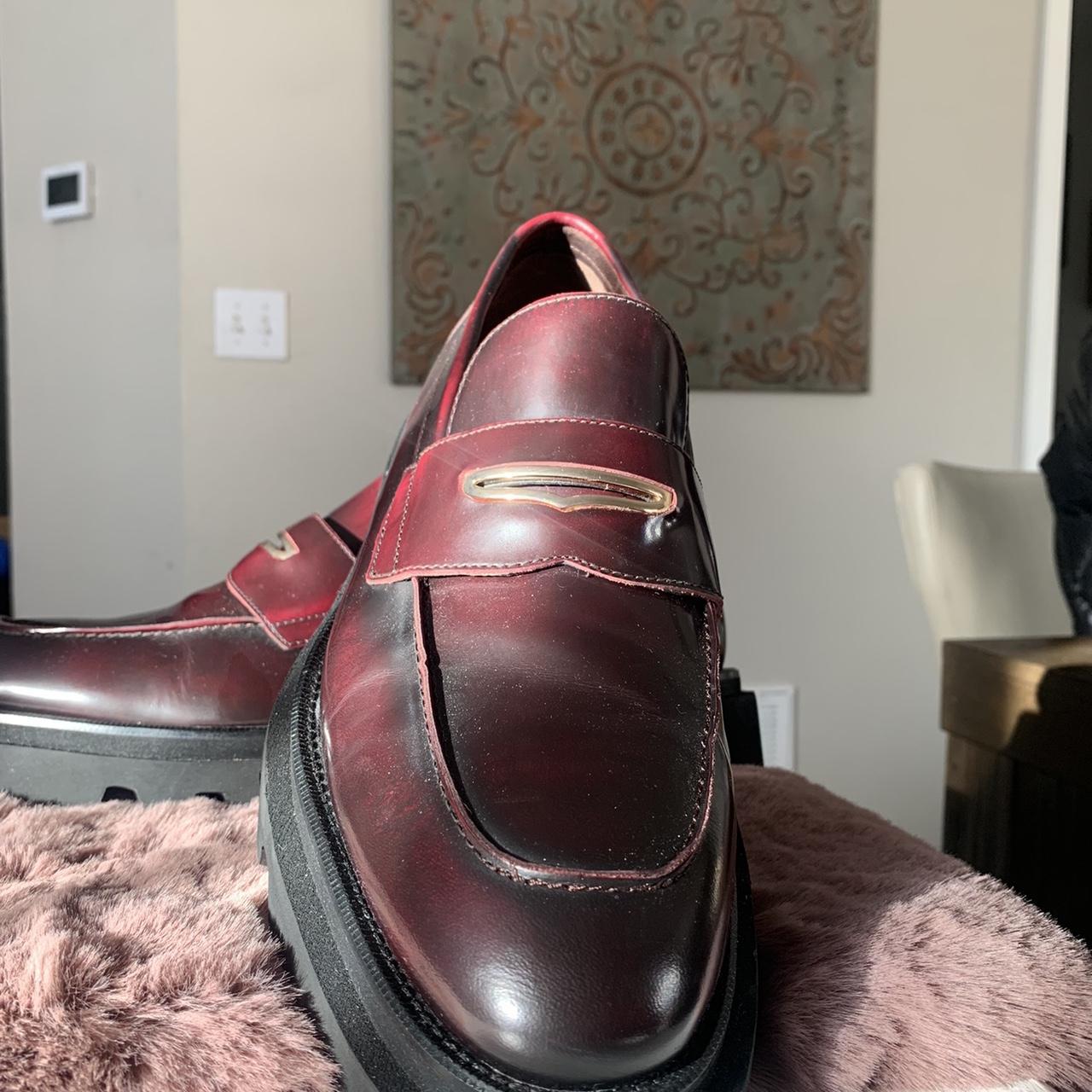 Aldo on sale burgundy loafers