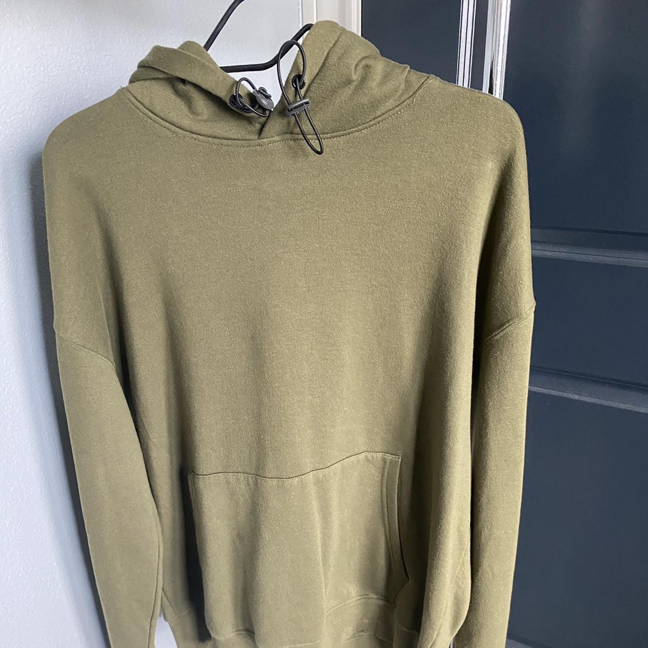 Army Green Steeler Hoodie - Depop