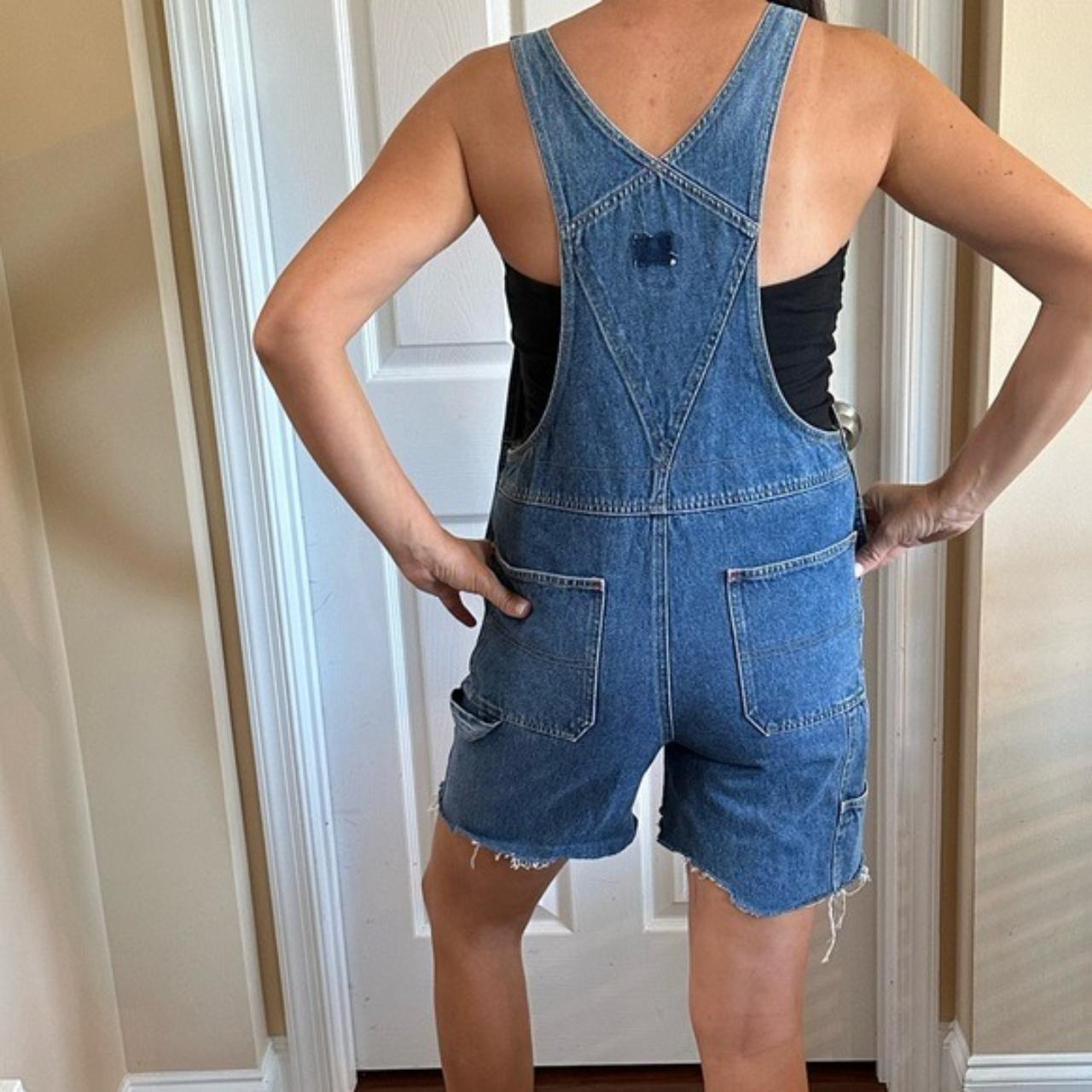 Vintage Old Navy Jeans Junior 14 Denim Bib Overalls Depop