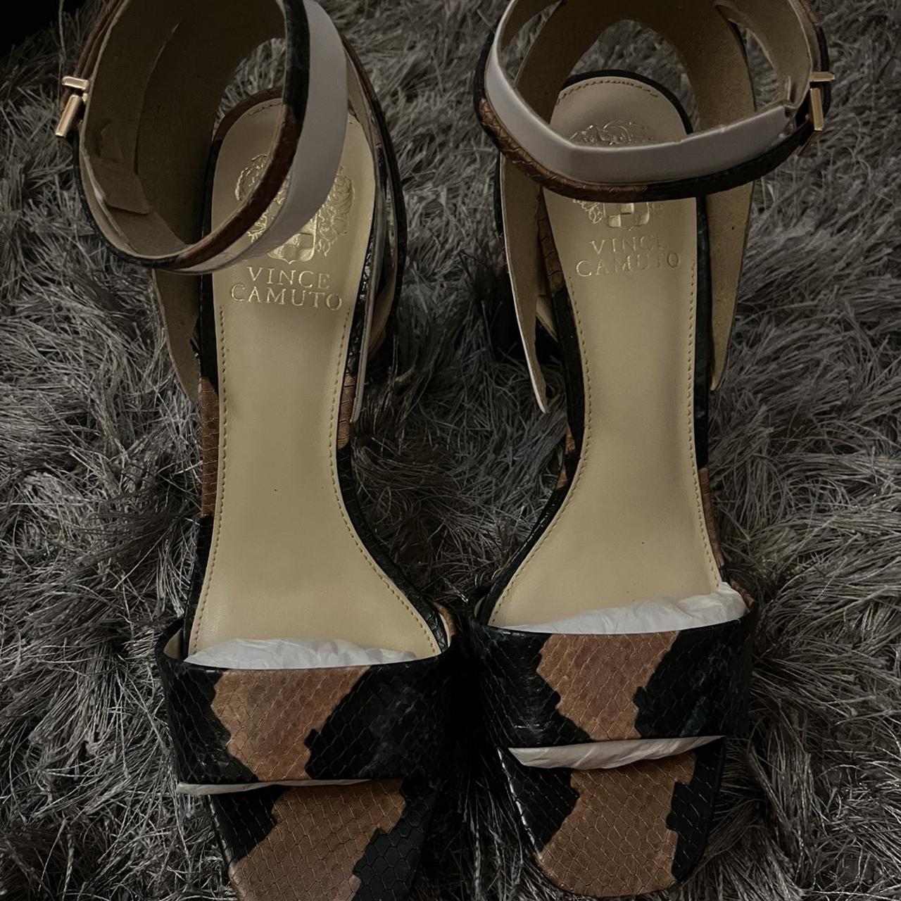 Vince camuto snake online print heels