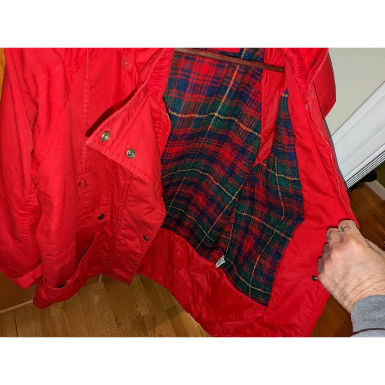 Women's Red and Green Jacket (3)
