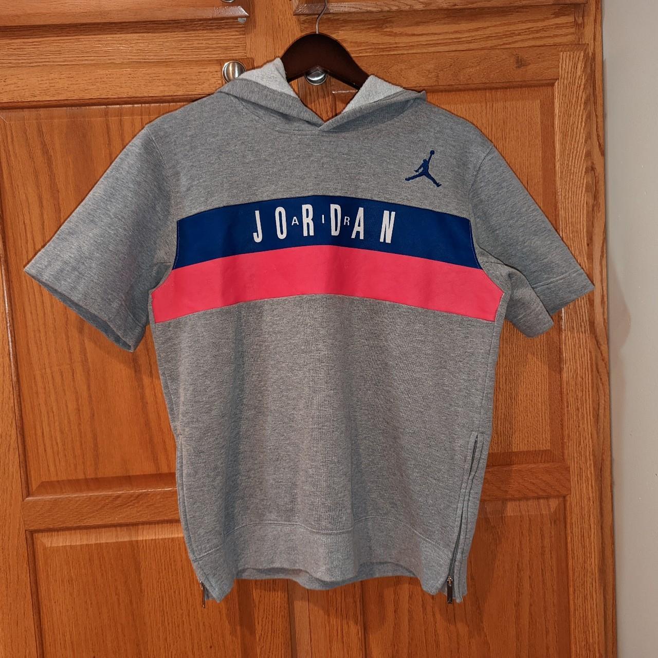 Jordan short shop sleeve hoodie