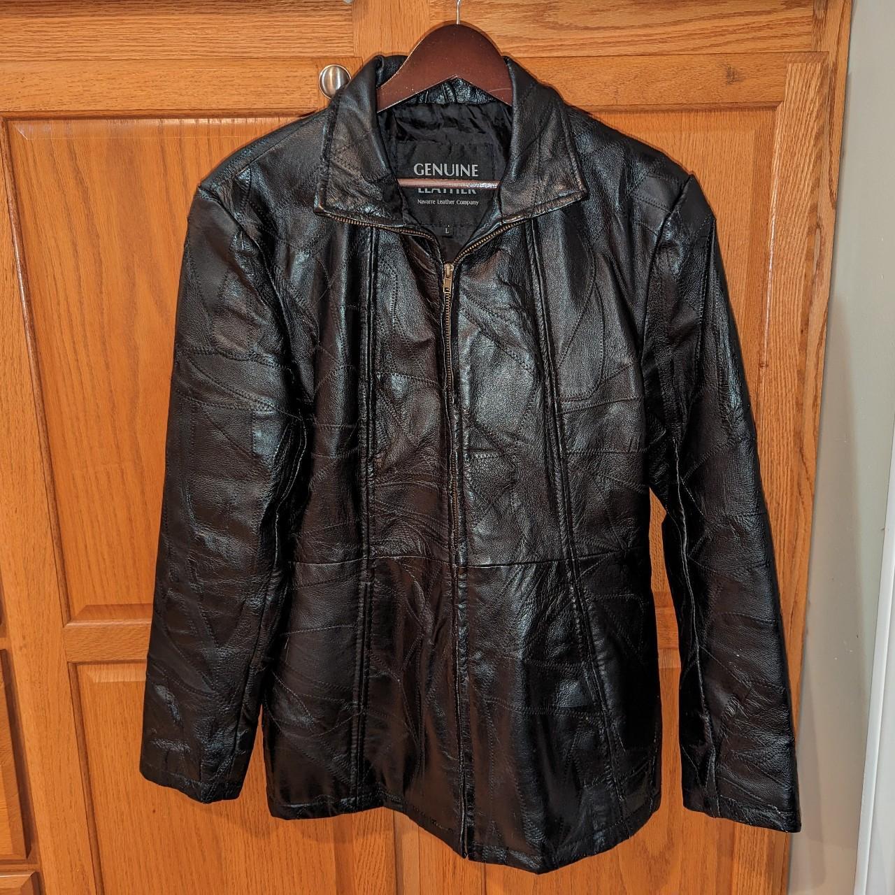 Genuine leather Jacket by Navarre top Leather Company.