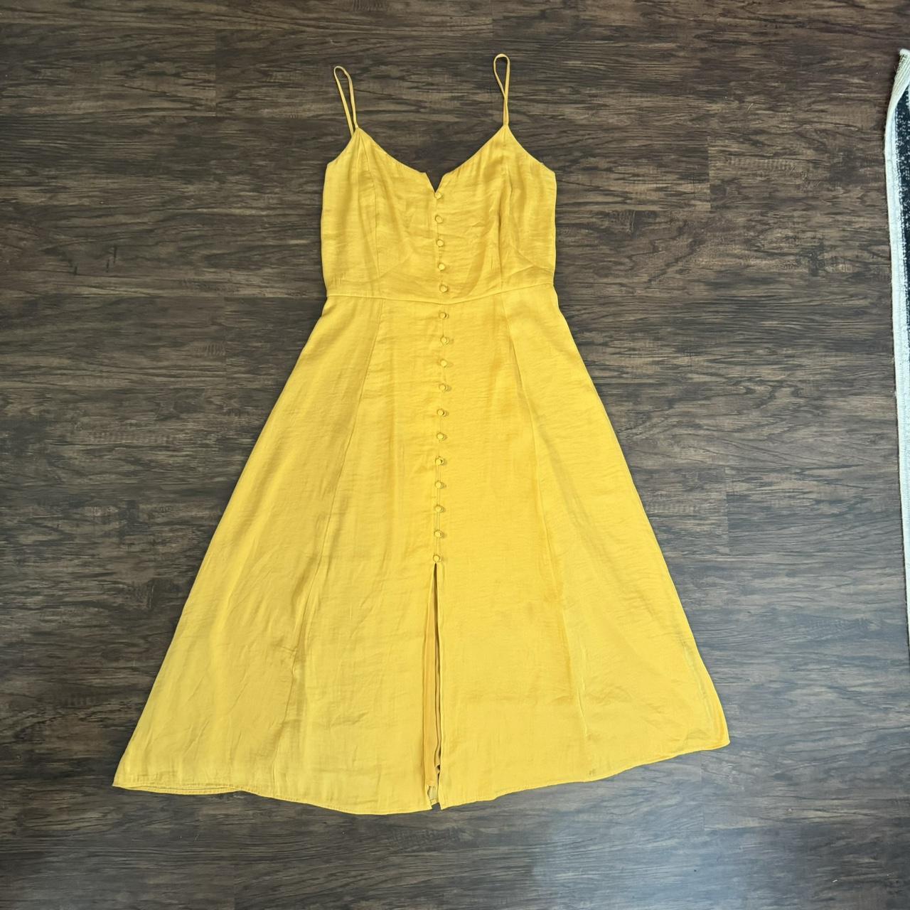 Yellow vince camuto store dress