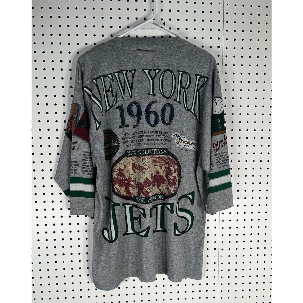 Vintage rare NY jets long gone 1960's jets shirt - Depop