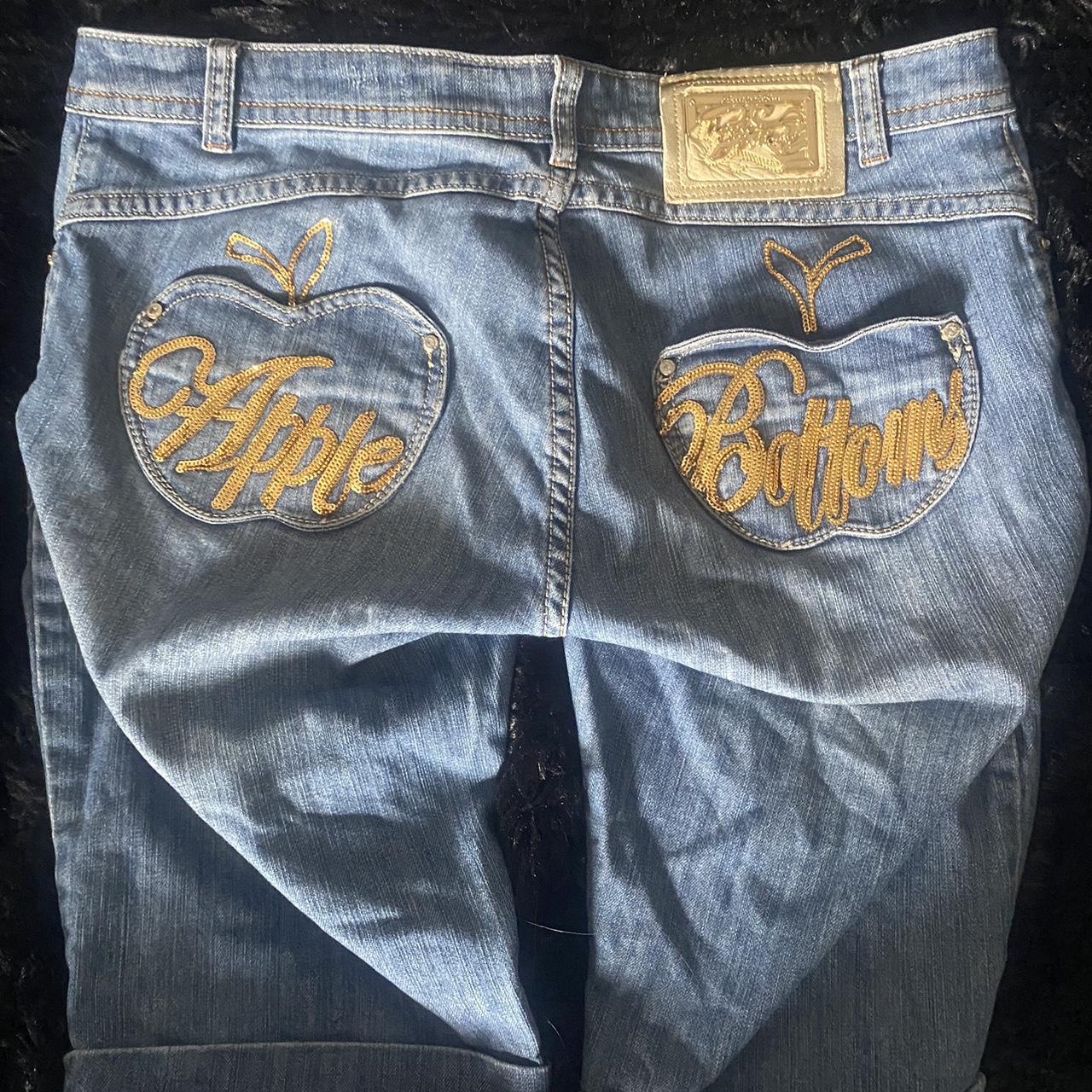Apple Bottoms Women's Gold and Blue Shorts