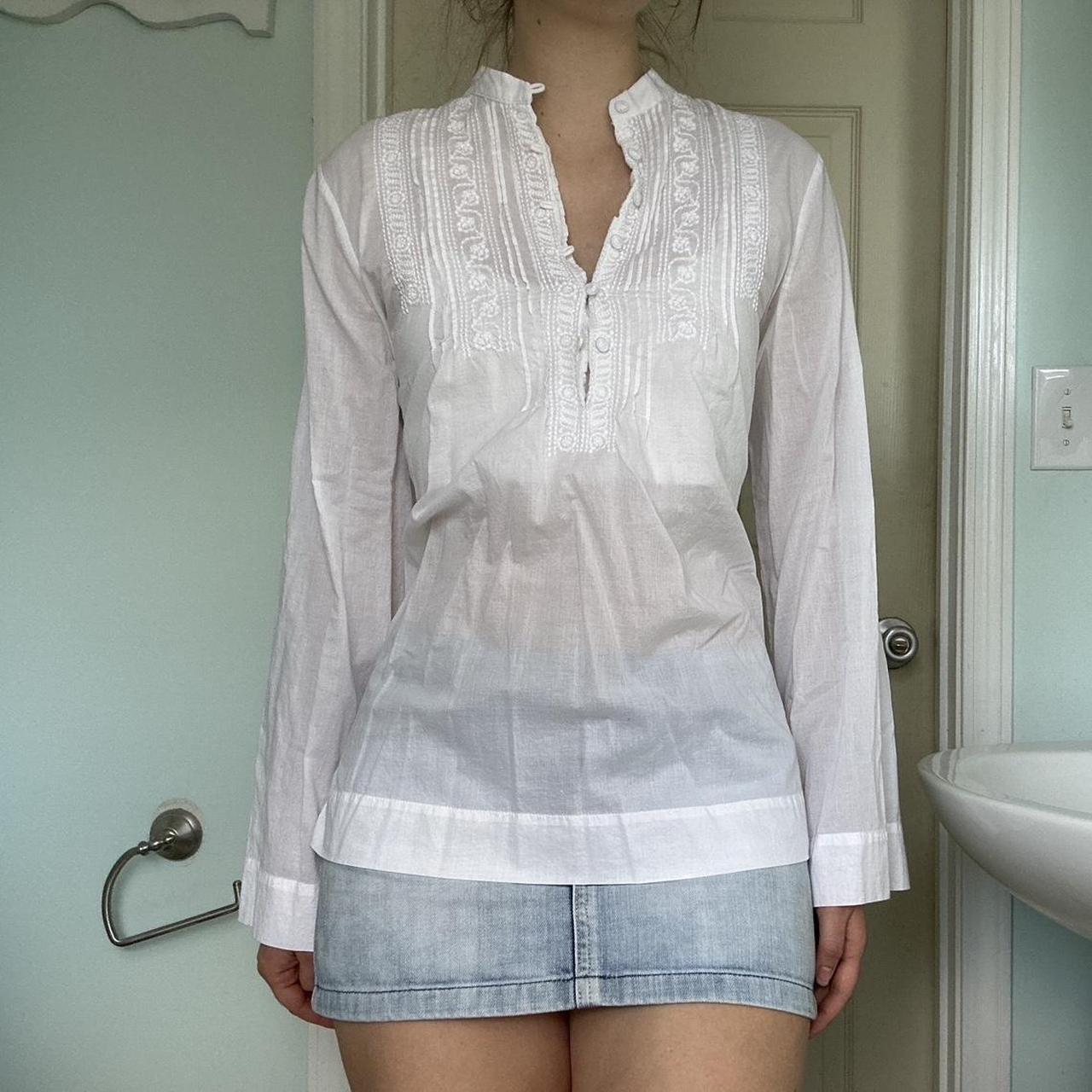 White blouse ralph clearance lauren