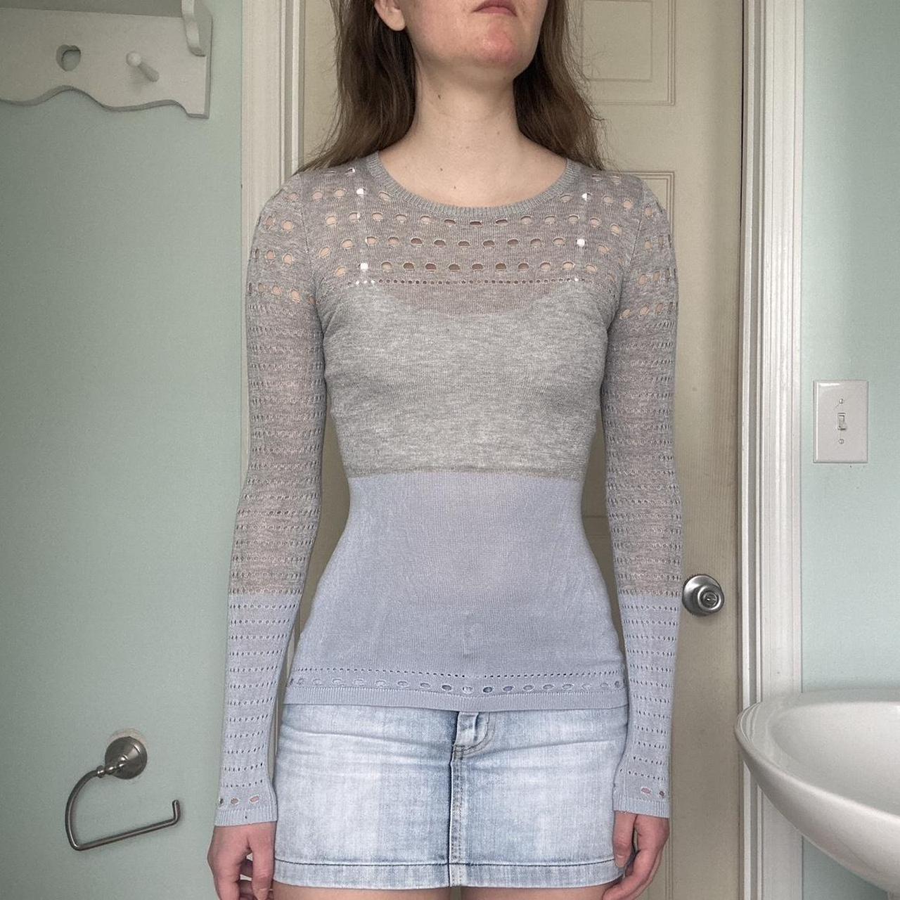 Thin grey cheap jumper