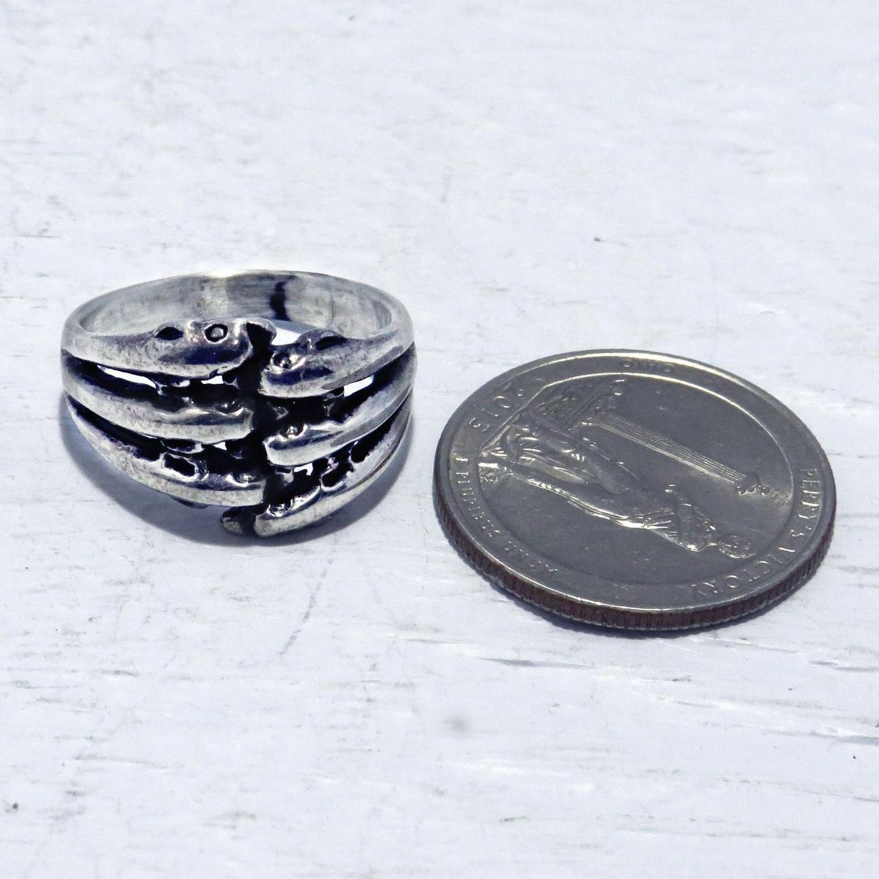 Source Unknown Women's Ring - Silver – Dolphins b… - image 7