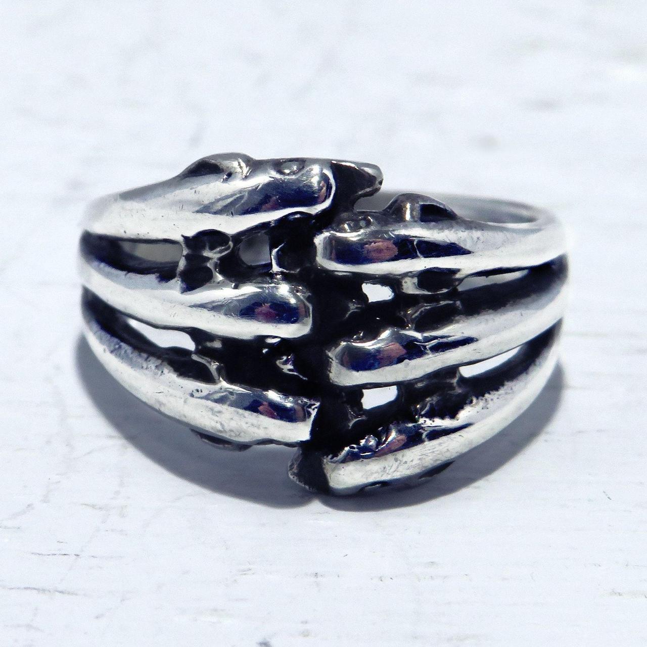 Source Unknown Women's Ring - Silver – Dolphins b… - image 1