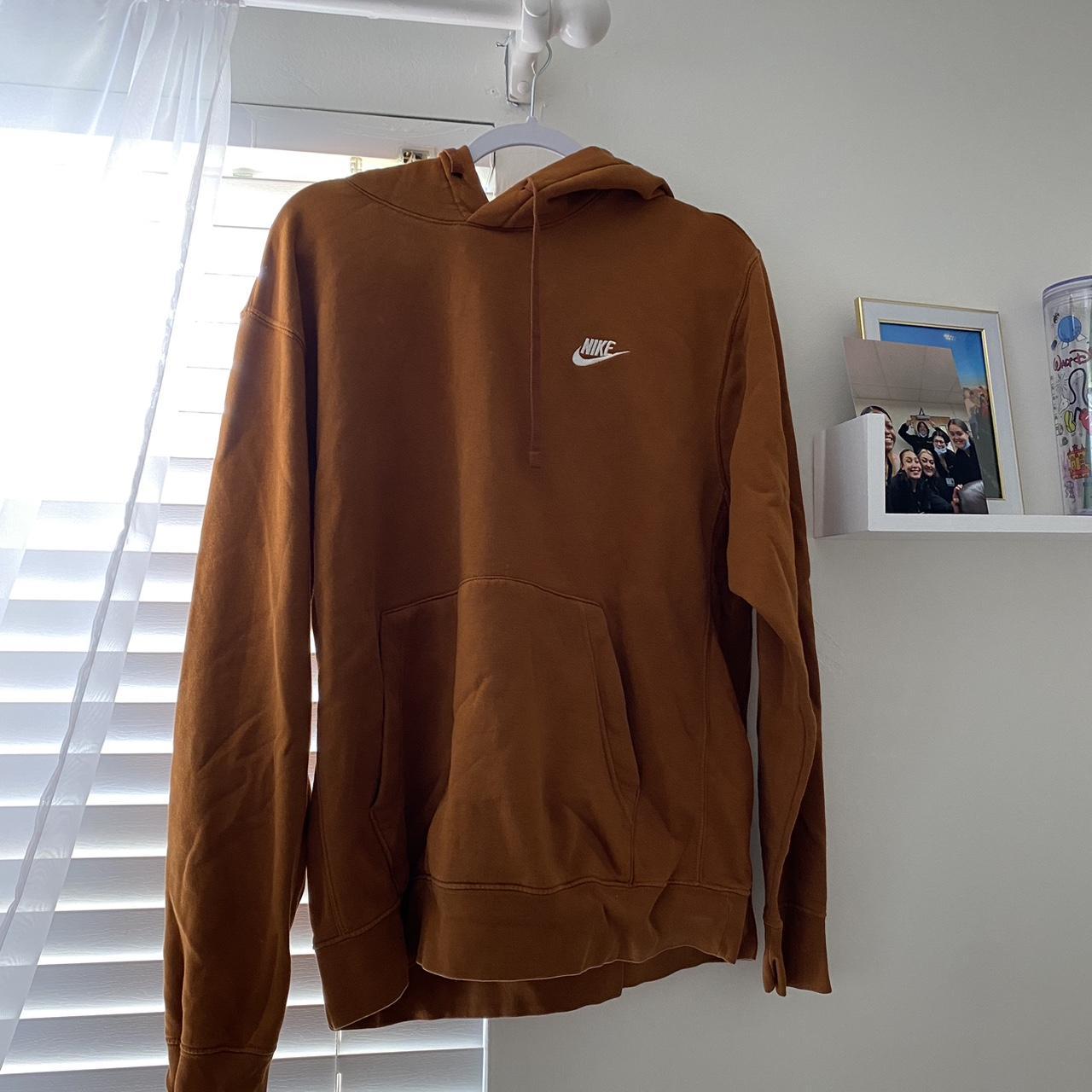 mens orange nike sweatshirt