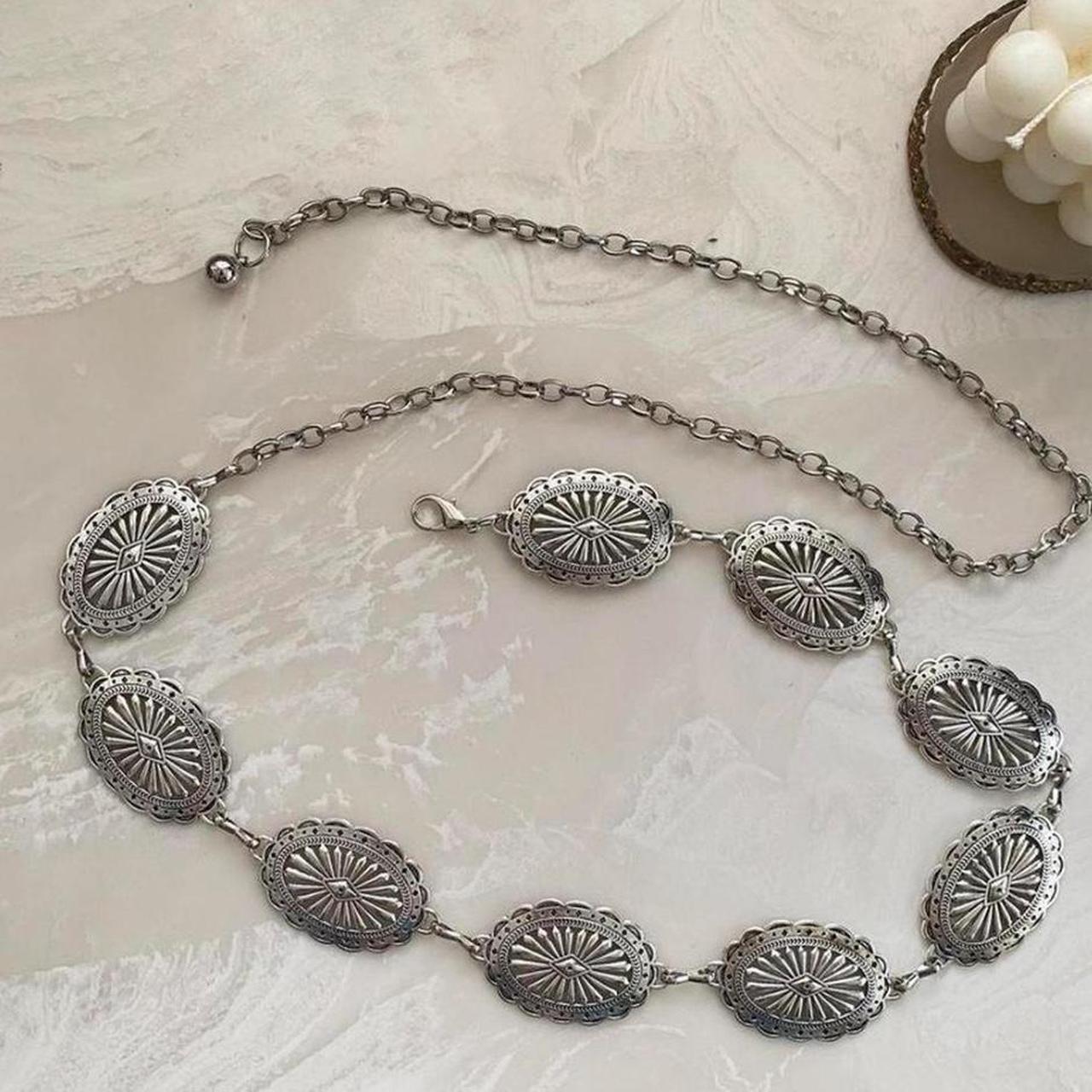 chain belt silver