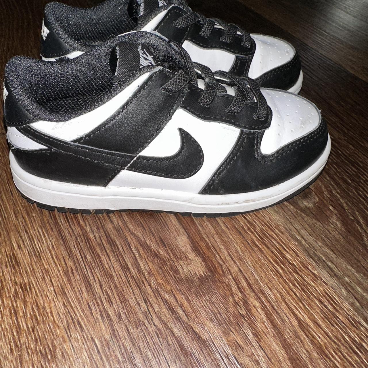 Nike Dunk Low Panda Black White purchases TD Toddler size 8c