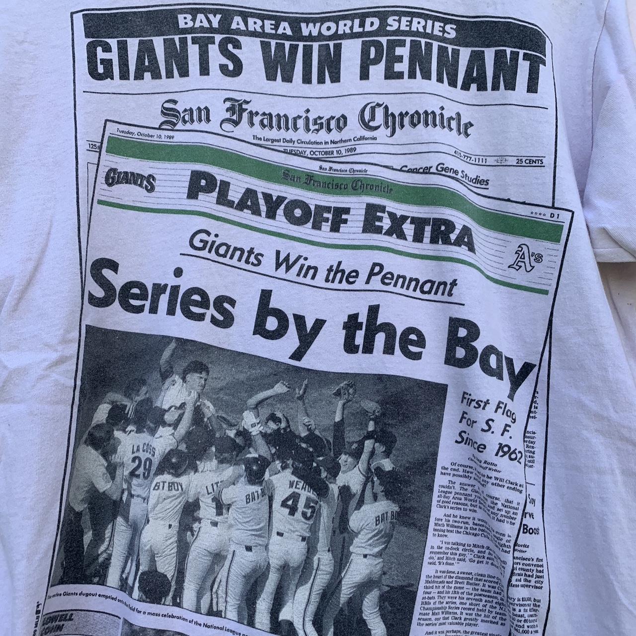 Vintage San Francisco GIANTS 1989 World Series Vintage Jersey 