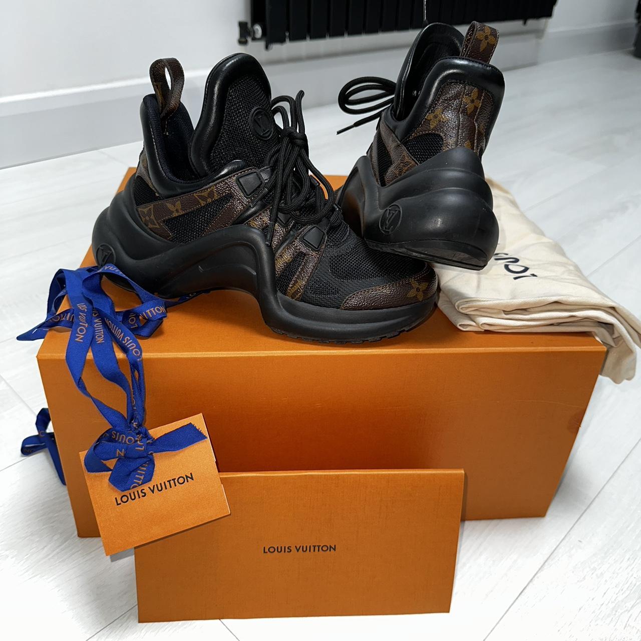 Louis Vuitton archlight leather trainers in - Depop