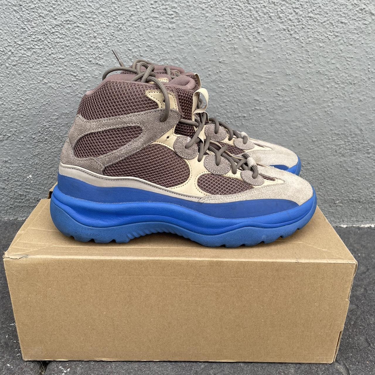 yeezy boots taupe blue