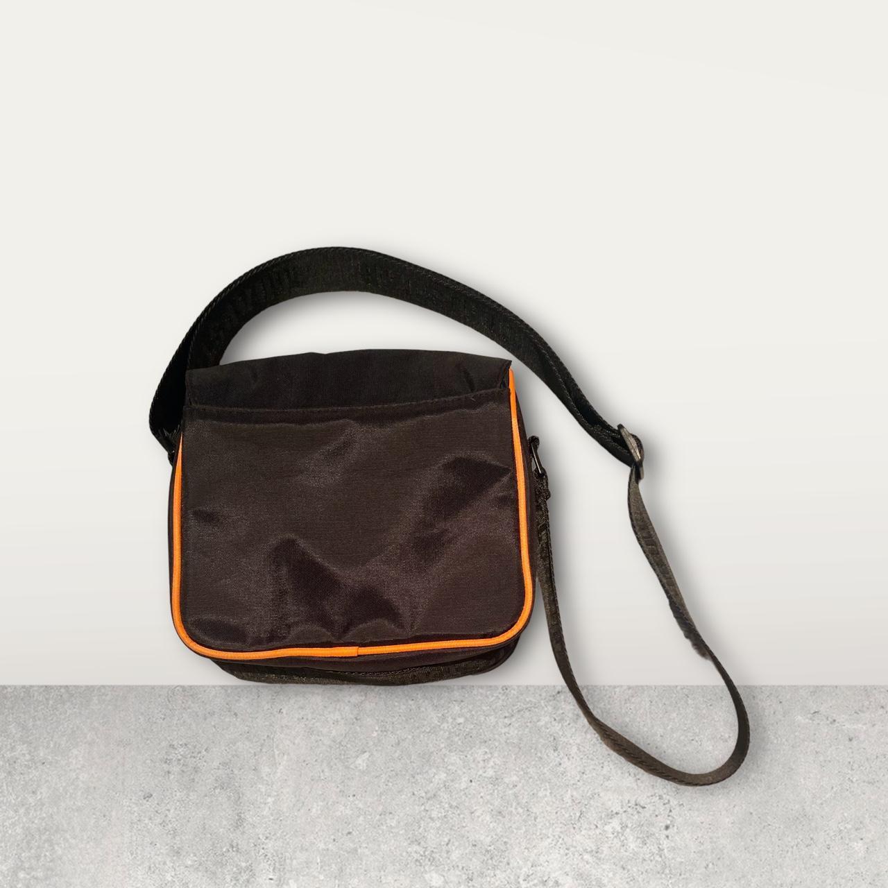 Trapstar Men's Black and Orange Bag Depop