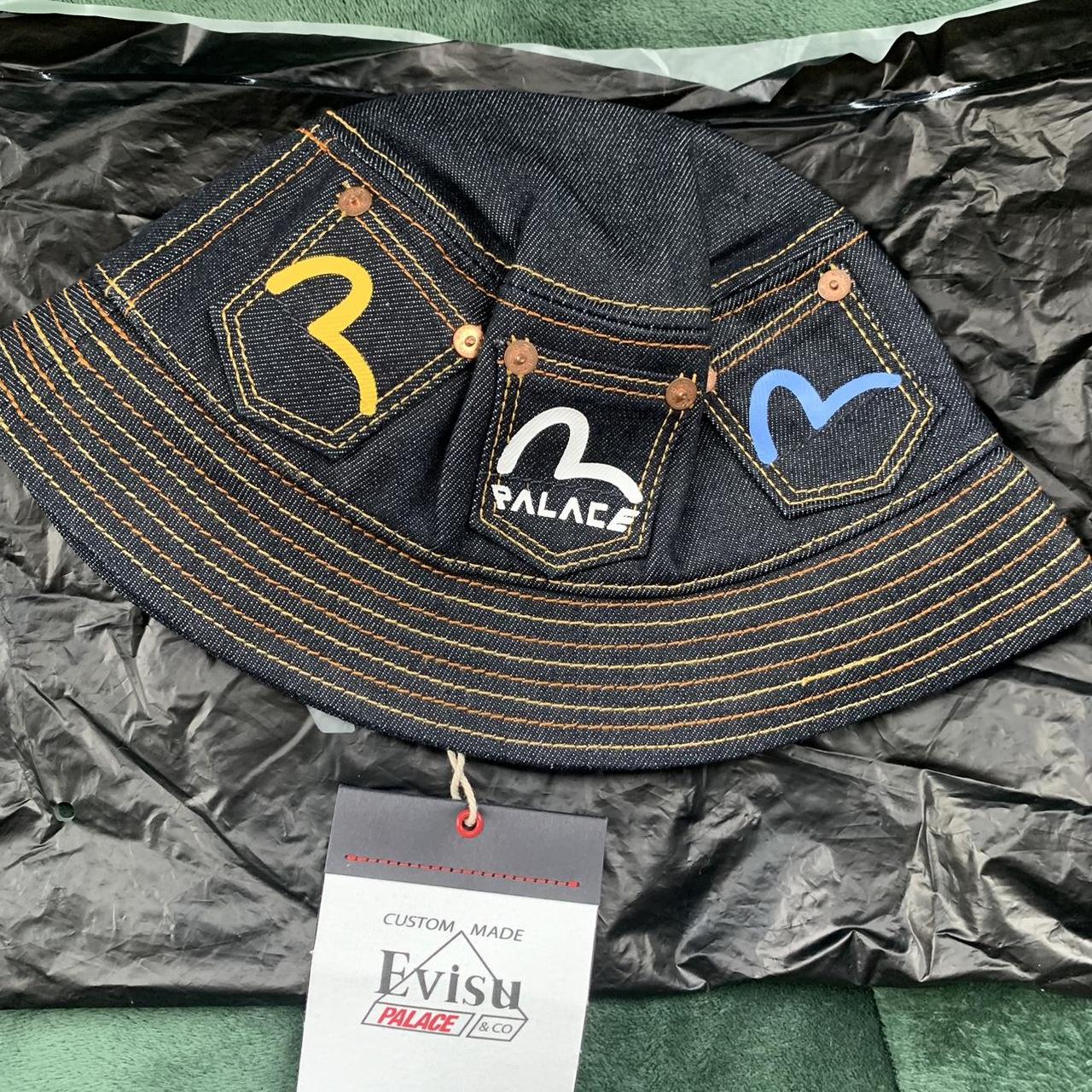 Palace X Evisu bucket hat // BNWT brand new with... - Depop