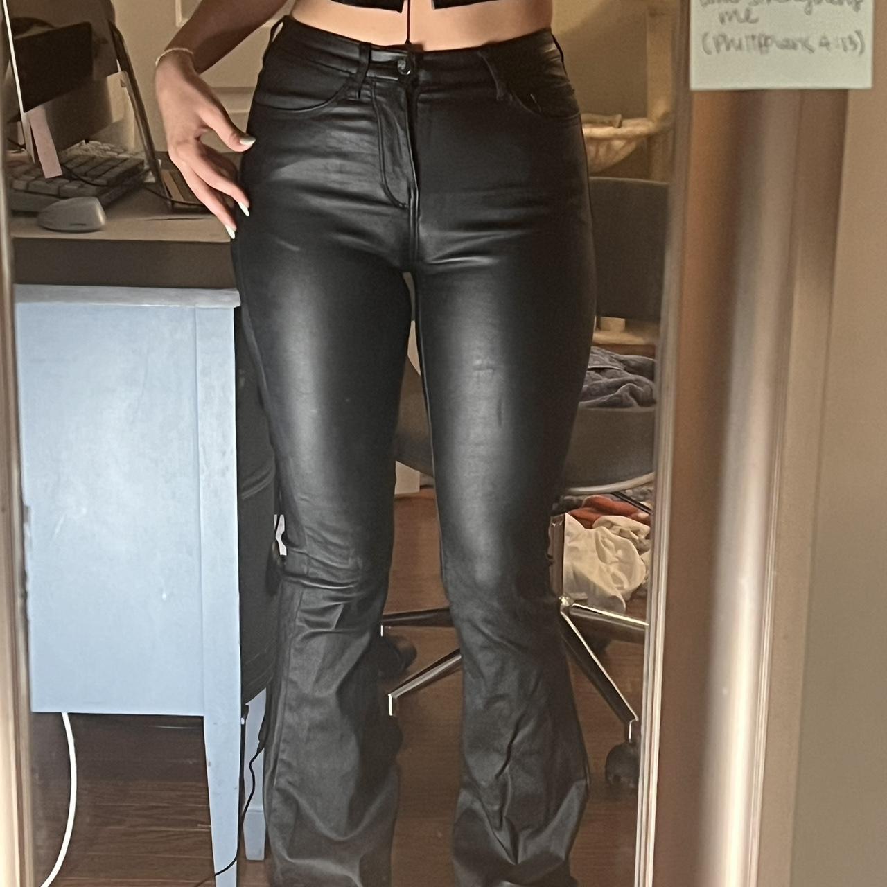 Edikted leather pants - perfect for going out! These... - Depop