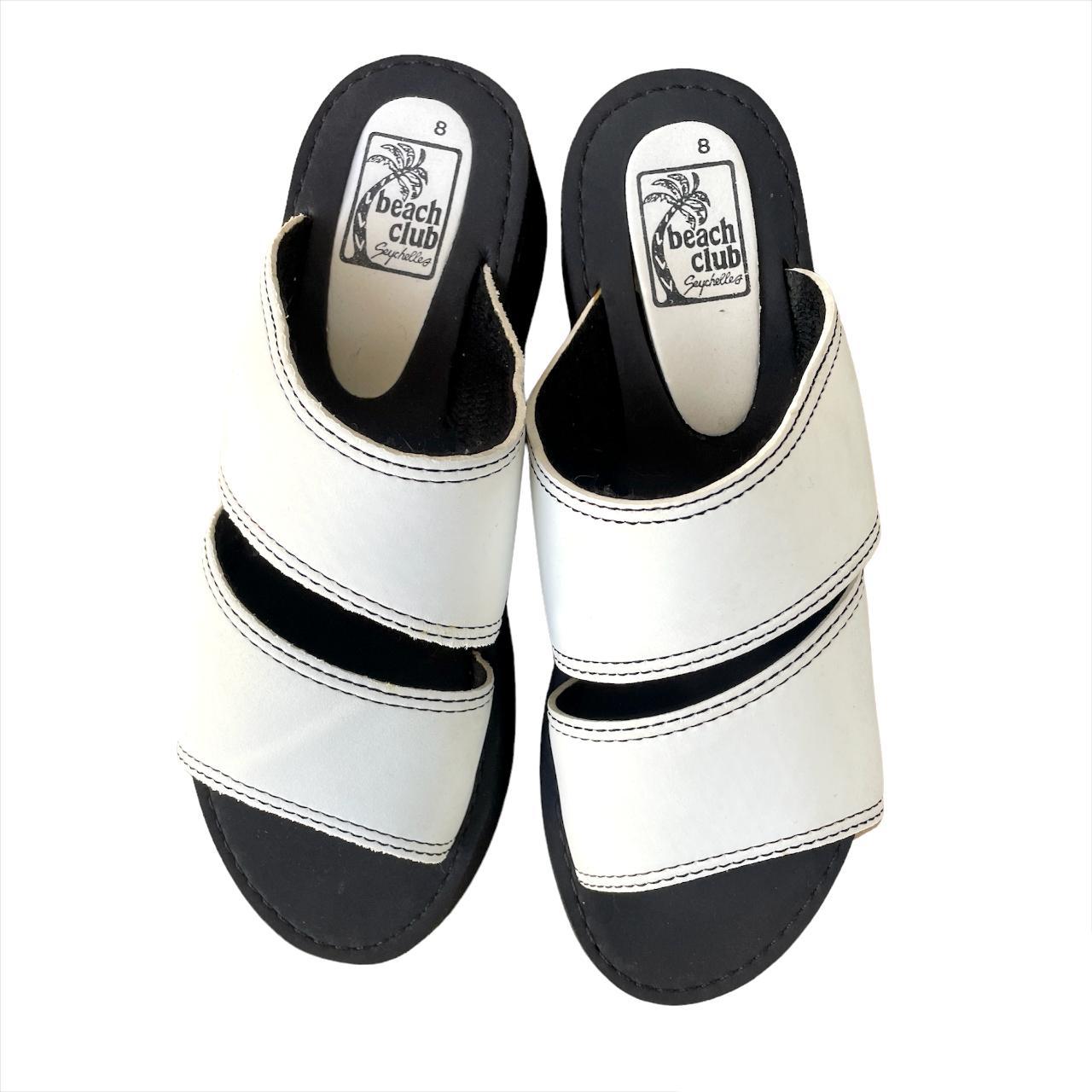 90s black and white shoes