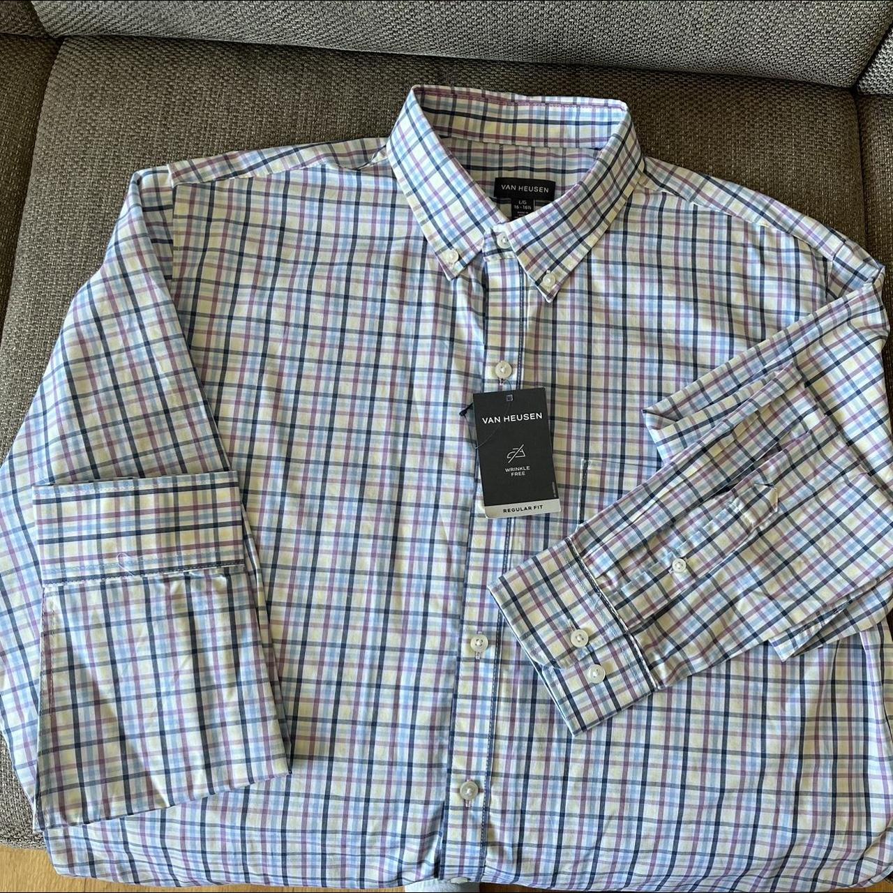 Van Heusen Men’s Plaid Shirt. Brand New With - Depop