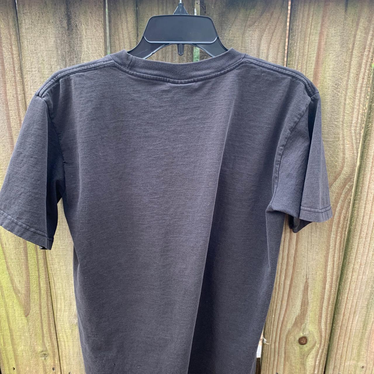 Lee Men's Grey and Black T-shirt | Depop