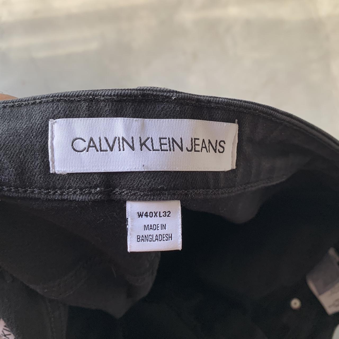 Black calvin klein skinny jeans - Depop