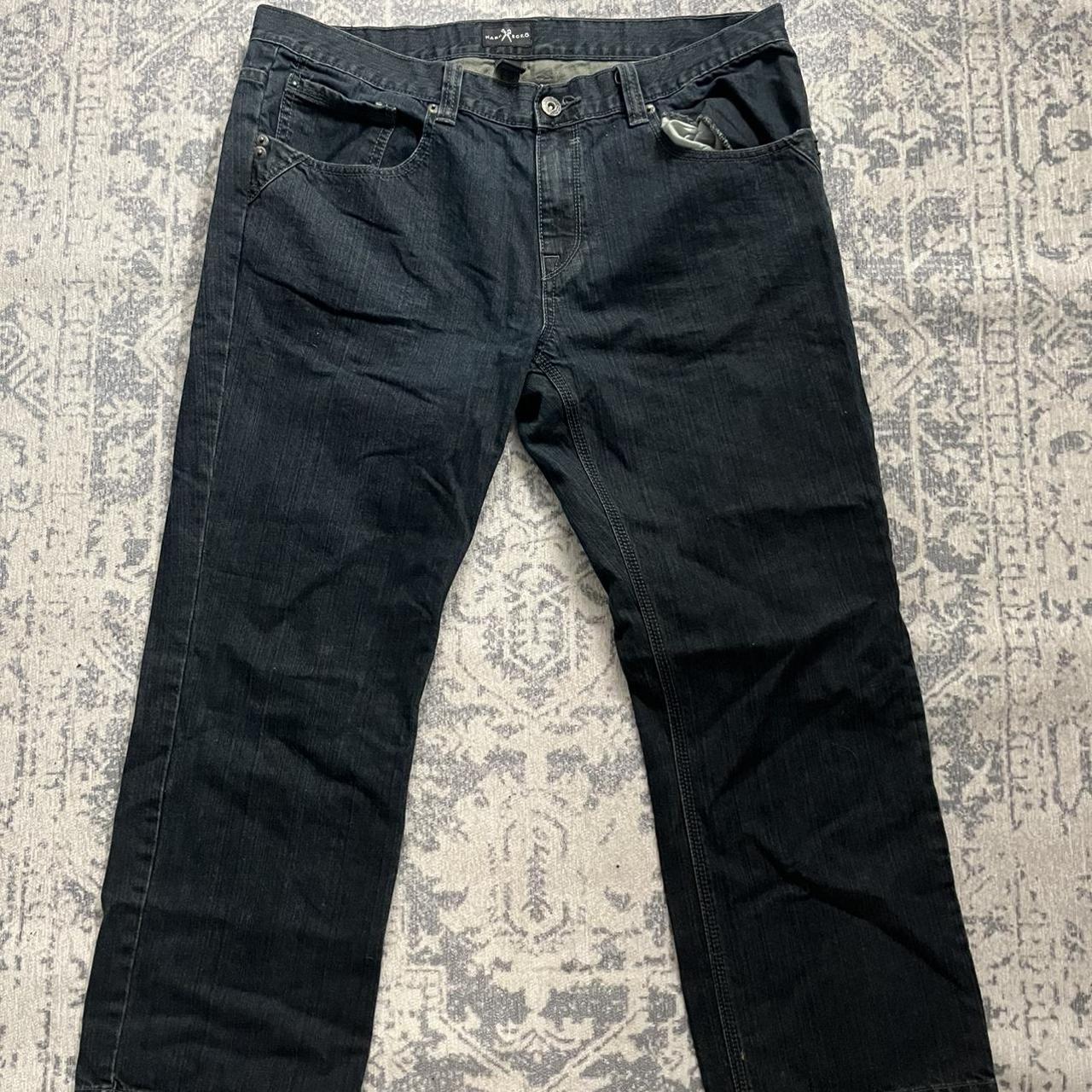 Ecko Unltd. Men's Black and Grey Jeans | Depop