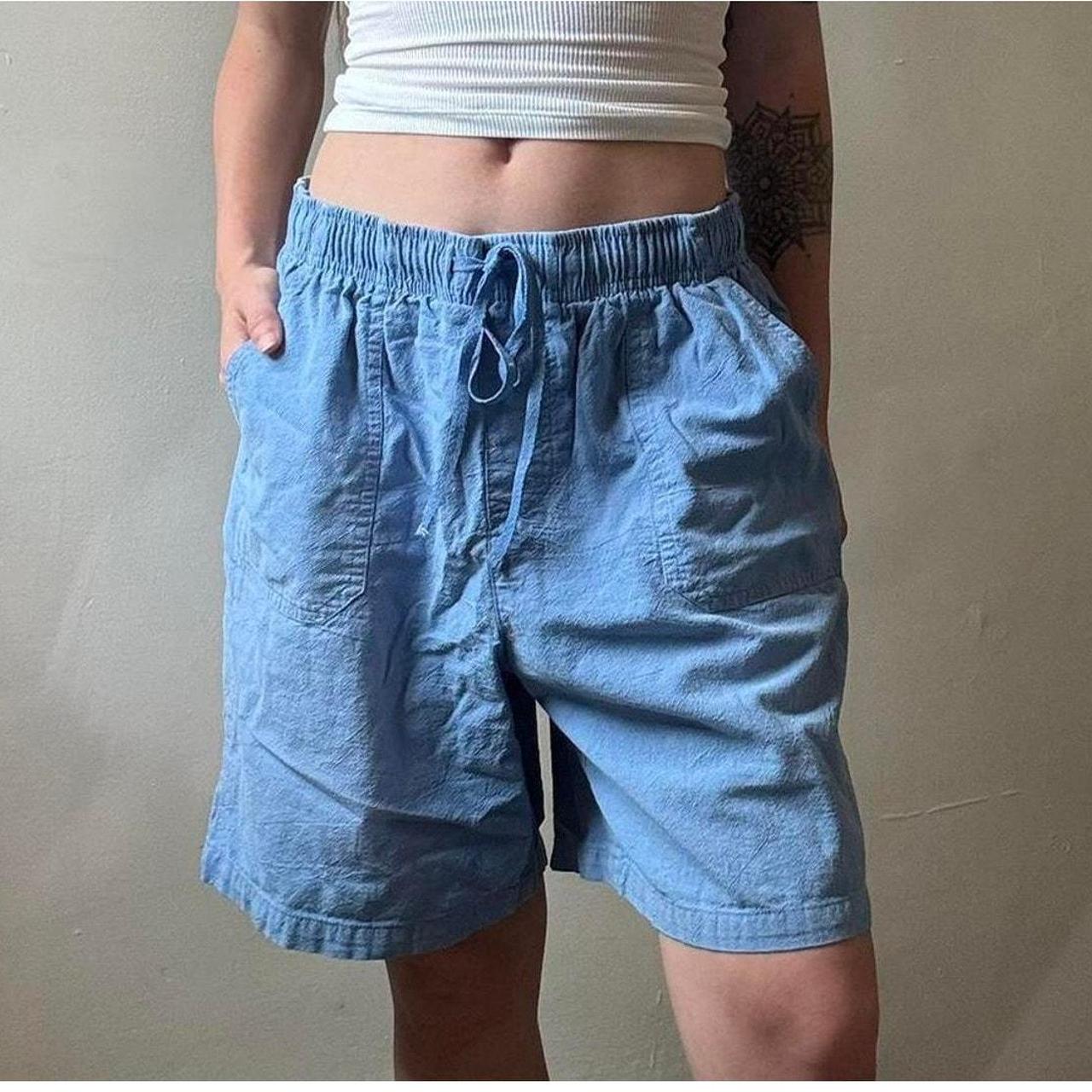 Basic Editions Women's Shorts - Blue - M – Basic … - image 1