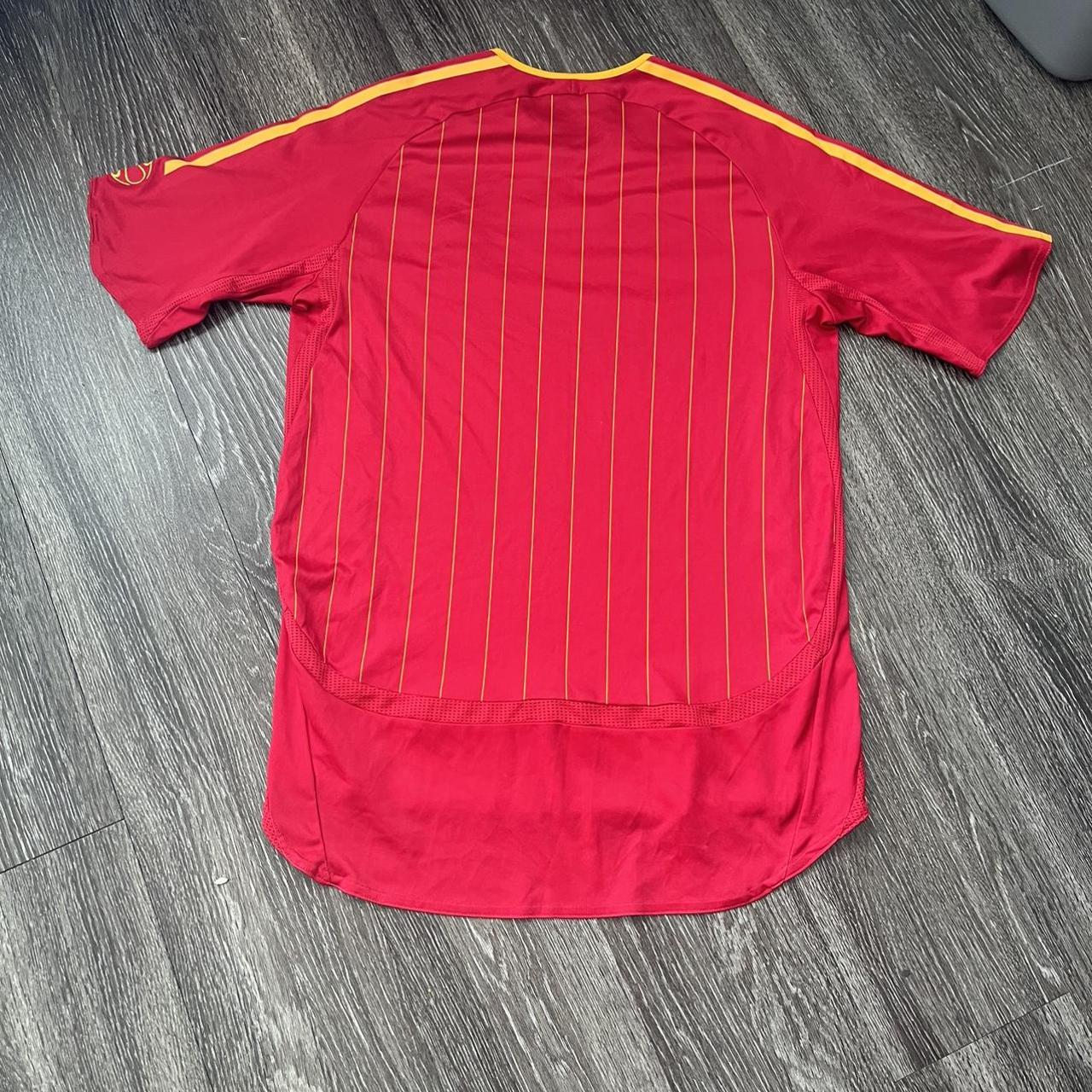 Adidas Spain 2016-17 Home Soccer Jersey Size Medium - Depop