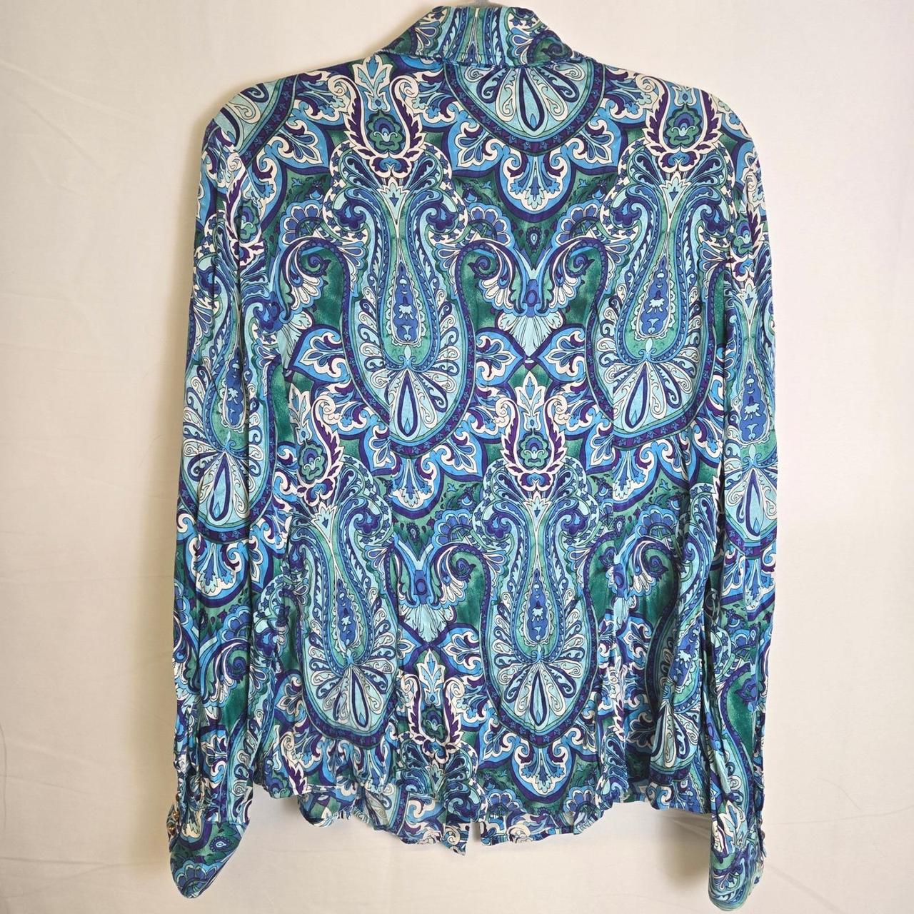 Cache Women's Blouse - Multi - L – Cache Collecti… - image 3